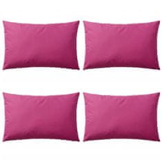 Vidaxl Zunanje blazine 4 kosi 60x40 cm roza
