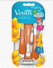 Gillette Venus Riviera ženska britvica, 3 kosi