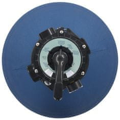 Vidaxl Bazenski peščeni filter s 6-pozicijskim ventilom moder 560 mm
