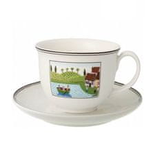 Villeroy & Boch XL skodelica za belo kavo s krožničkom iz kolekcije DESIGN NAIF