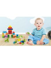 New Classic Toys Leseni bloki za otroke Viga Farm 50 kosov