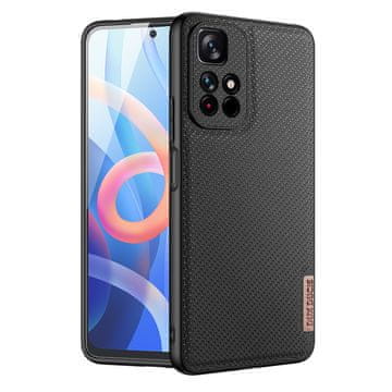 Dux Ducis Dux Ducis Fino ovitek z najlonsko prevleko za Poco M4 Pro 5G črn