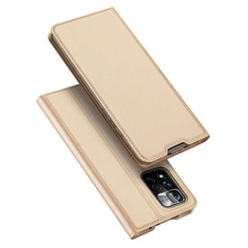 Dux Ducis Dux Ducis Skin Pro ovitek s stojalom za Poco M4 Pro 5G zlat