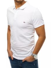 Dstreet moška polo majica z ovratnikom Aurea bela XXL