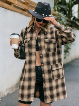 Wayfarer ženske srajčni plašč Olgierd bež