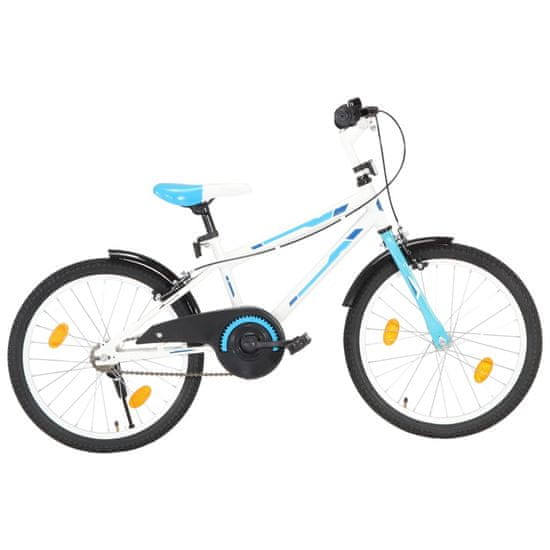 Vidaxl Otroško kolo 20" modro in belo