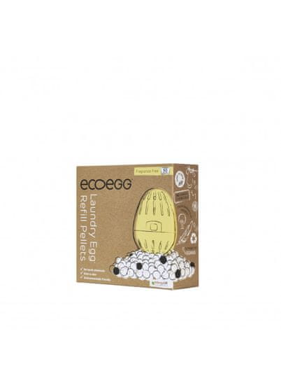 Ecoegg Nadomestna kartuša za pranje jajc brez dišav - za 50 ciklov pranja - POPUST ZA POŠKODOVANO ŠKATLO