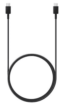 Samsung kabel za hitro polnjenje USB-C na USB-C, 3A, 1,8 m, črn