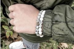 BeWooden Zapestnica s perlami Viame Bracelet M = 17 - 18 cm