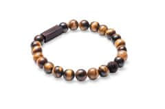 BeWooden Zapestnica s perlami Tigris Bracelet M = 17 - 18 cm