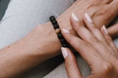 BeWooden Zapestnica s perlami Lava Bracelet XS = 15-16 cm