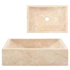 shumee Umivalnik 45x30x12 cm marmor krem