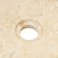 Vidaxl Umivalnik 40x12 cm marmor krem