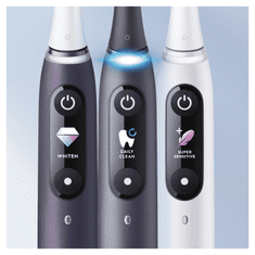 Oral-B iO Series 8 Duo komplet električnih zobnih ščetk, črna/bela