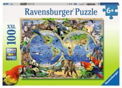 Ravensburger Puzzle Svet divjih živali XXL 100 kosov