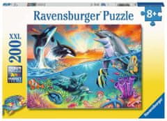 Ravensburger Puzzle Življenje v oceanu XXL 200 kosov