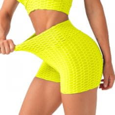 Bellestore Športne pajkice s push-up učinkom, neon rumena, M