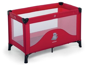 Foppapedretti Prenosna Postelja TEDDY TOUR red
