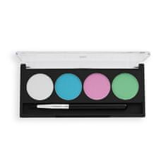 Makeup Revolution Črtalo za oči Pastel Dream (Graphic Liner Palettes) z vodo, 5,4 g