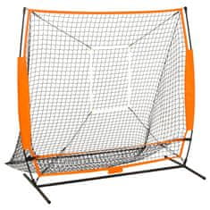 Vidaxl Vadbena mreža za baseball črna 174x76x158,5 cm