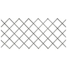 Vidaxl Mrežaste ograje 5 kosov siv trden les jelke 180x80 cm