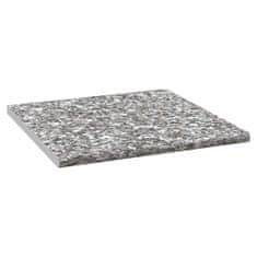 Greatstore Kuhinjski pult siv z granitno teksturo 60x60x2,8 cm iverna pl.