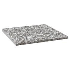 Vidaxl Kuhinjski pult siv z granitno teksturo 60x60x2,8 cm iverna pl.