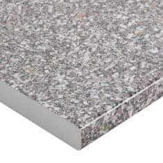 Greatstore Kuhinjski pult siv z granitno teksturo 60x60x2,8 cm iverna pl.