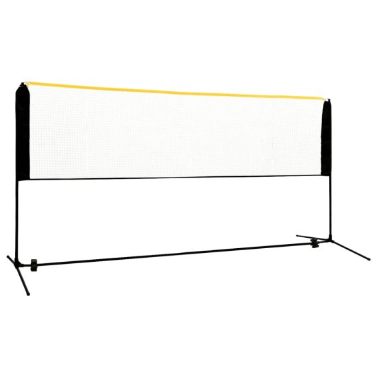 Vidaxl Nastavljiva mreža za badminton 300x103x94-158 cm kovinska