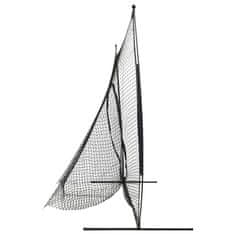 Vidaxl Vadbena mreža za baseball in softball 341x106,5x216 cm kovinska