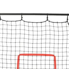 Vidaxl Mreža za vračanje softball žog 88x79x137 cm jeklo