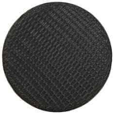 Vidaxl Čajna mizica črna 45 cm poli ratan