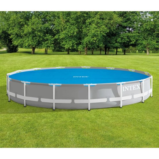 Greatstore Intex Solarno pokrivalo za bazen modro 457 cm polietilen