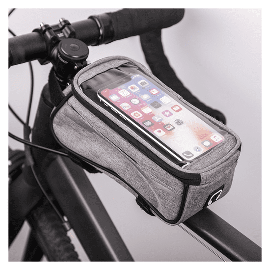 B-SOUL Vodoodporna kolesarska torba z držalom za telefon 100509 siva
