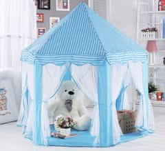 Pixino Otroški igralni šotor Princess Palace blue