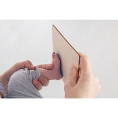 Rayher.	 Ustvarjalni set: Odtis nogice/rokice "Baby", moder, 10-delni