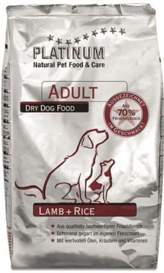 Platinum Lamb & Rice hrana za odrasle in starejše pse, z jagnjetino in rižem, 1,5 kg