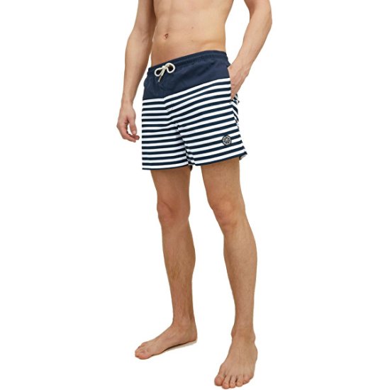 Jack&Jones Moške plavalne hlače JPSTMILOS 12205736 Navy Blaze r