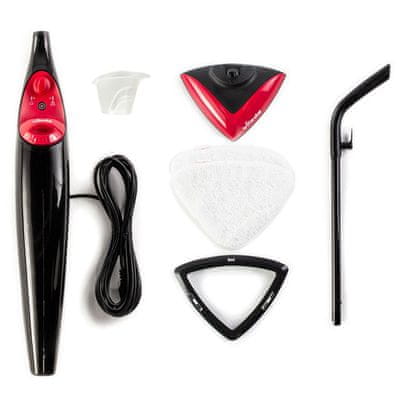  Vileda Steam parni čistilec, črno/rdeč 