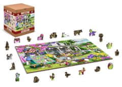 Wooden city Lesena sestavljanka Podeželski vrt 2 v 1, 505 kosov ECO