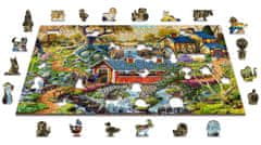 Wooden city Lesena sestavljanka Podeželski mostovi 2 v 1, 505 kosov ECO
