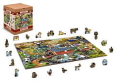 Wooden city Lesena sestavljanka Podeželski mostovi 2 v 1, 505 kosov ECO