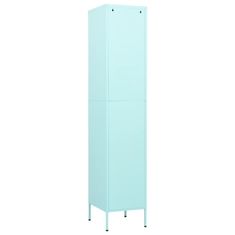 Vidaxl Omara s ključavnico mint zelena 35x46x180 cm jeklo