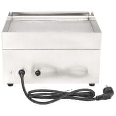 Vidaxl Električna plošča iz nerjavečega jekla 2000 W 36x47x22 cm