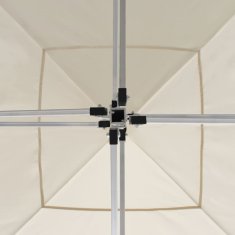 Vidaxl Profesionalni šotor za zabave aluminij 3x3 m krem