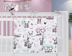 Žep za otroško posteljico - 65x55 cm - Medvedek Panda