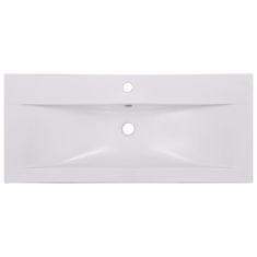 Vidaxl Vgradni umivalnik 91x39,5x18,5 cm keramičen bel
