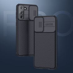Nillkin CamShield silikonski ovitek za Samsung Galaxy S21 Plus 5G, črna