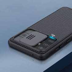 Nillkin CamShield silikonski ovitek za Samsung Galaxy A52 4G / A52 5G / A52s 5G, črna