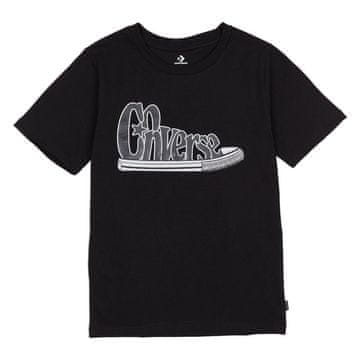 Converse Majice črna S High Top Graphic Tee